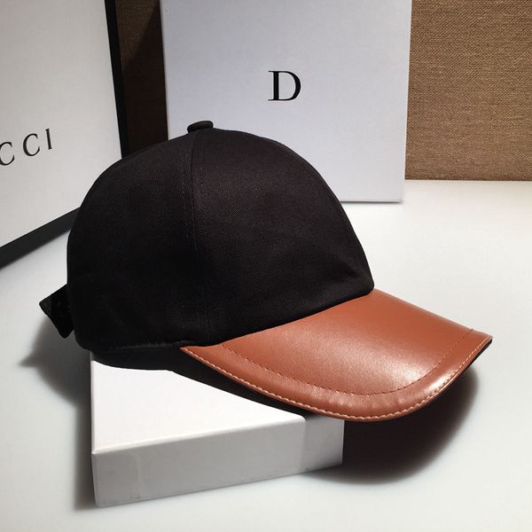 

new personality designer pu leather brim baseball cap men and women all-match knight hat trendy fashion cap, Blue;gray