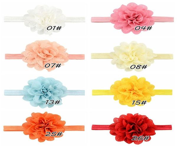 

16pcs/lot summer style newborn hair accessories hair bands headband princess fabric flowers headband elastic hairband 579 q sqcfup
