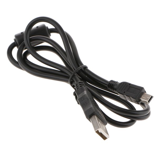 

5 pin usb sync data cable lines charging cord for canon digital slr camera - black