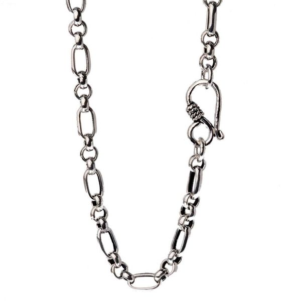 

justneo твердые 925 ожерелье серебряных цепей, основные цепи, Silver