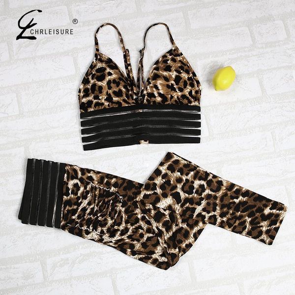 

woman fitness two piece outfit mesh patchwork leggings sporty bra tracksuit workout sporty suit lj201125, White