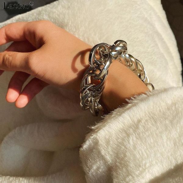 

lacteo vintage многоуровневой twist цепи мотаться браслет ювелирных изделий для женщин 2020 напыщенных круглого крест цепного браслета, Black