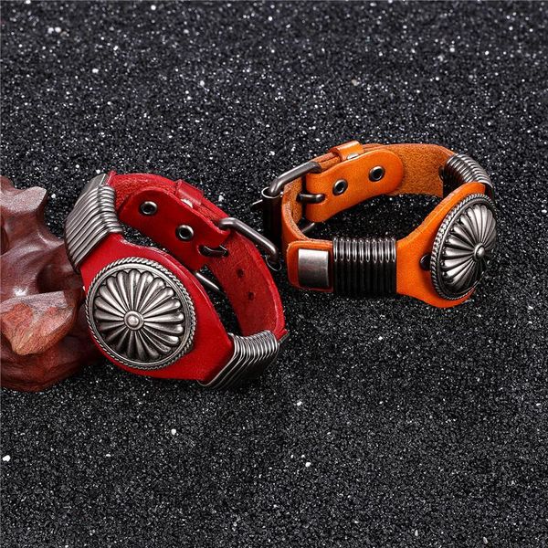 

mkendn горячая распродажа панк винтаж локомотив браслет homme натуральная кожа браслет мужчины женщина браслеты браслеты регулируемые sqcfkx