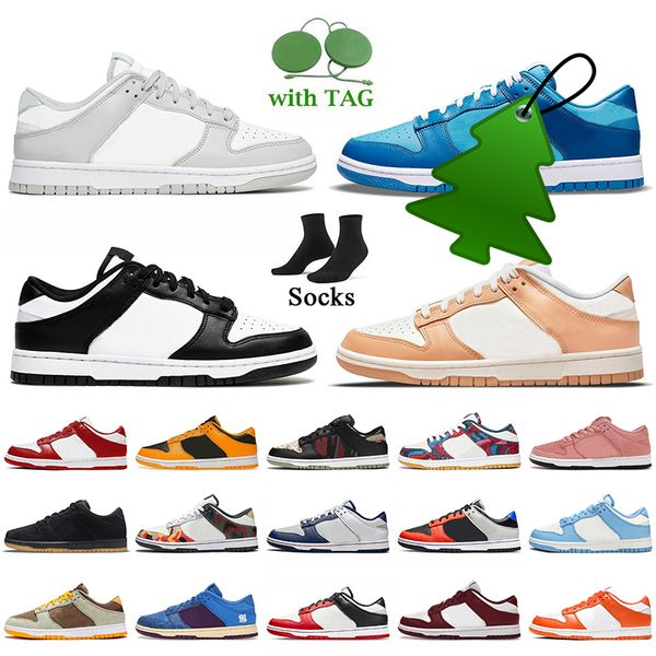 

authentic 2023 og women mens running shoes sb low grey fog black white dark marina blue harvest moon sports trainers coast unc parra archeo