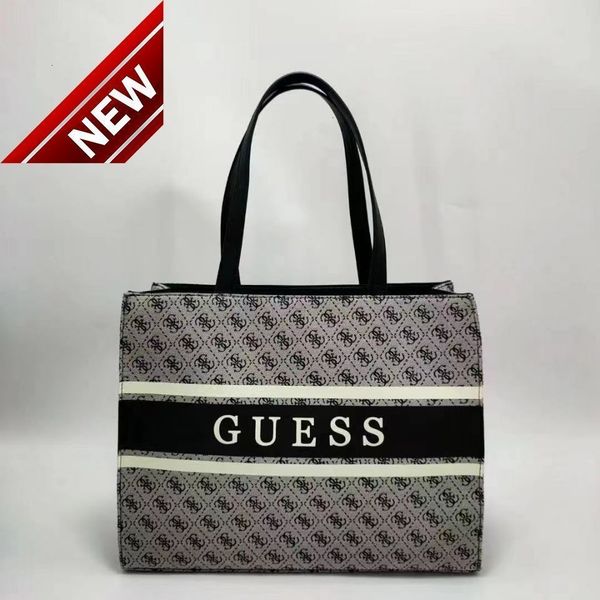 

gs fashion printed tote bag women's large capacity shopping high texture handbag