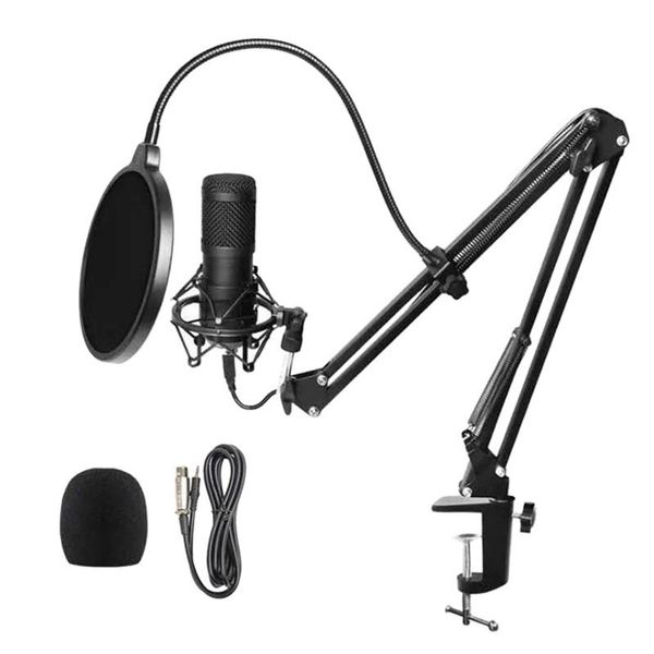 

deals studio recording condenser microphone kit with mount for network broadcasting online singing