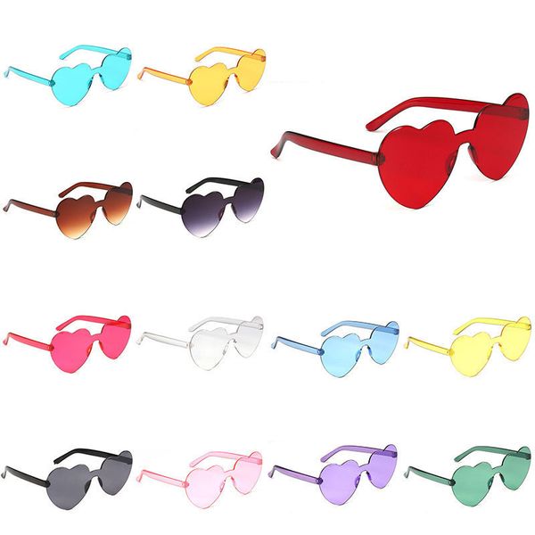 

sunglasses designer women love heart brand new fashion cute retro cat eye vintage sun glasses red female