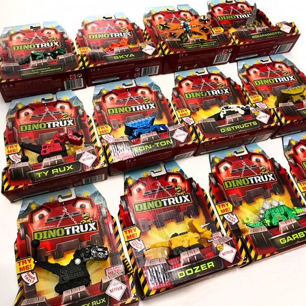 

2021 latest truck removable toy car for dinotrux new children's gifts dinosaur models mini child toys 1