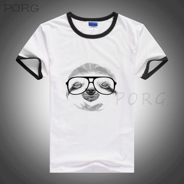 

geometric sloth new design print casual funny tees hipster drop ship hip hop harajuku hooded sweatshirt hoodie men t shirt