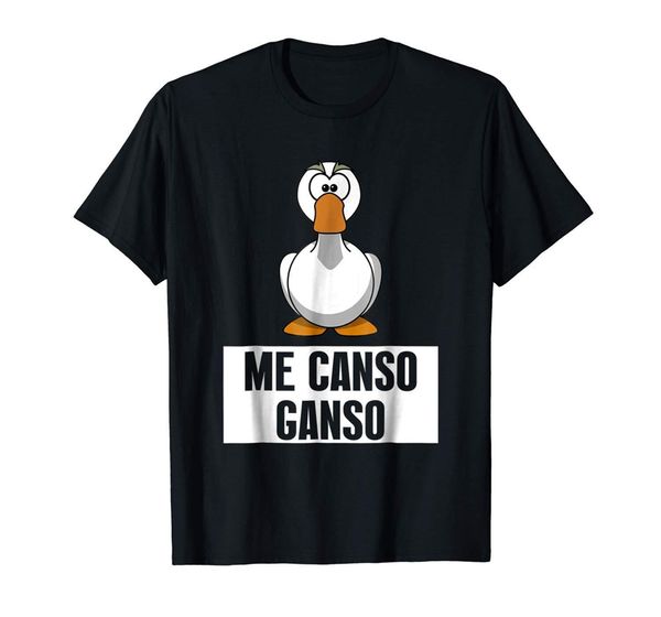

me canso ganso funny black t-shirt s-3xl printed tee shirt sport hooded sweatshirt hoodie