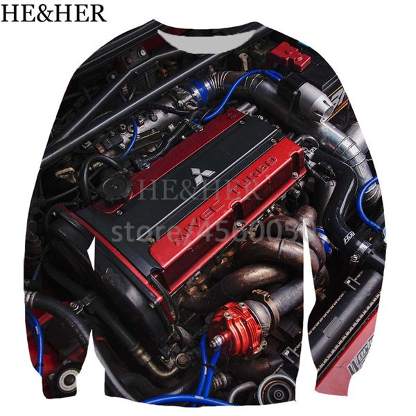 

new mitsubishi engine men's 3d print tshirt/hoodie/sweatshirt cool 3d print shirts harajuku comics hentai men clothing