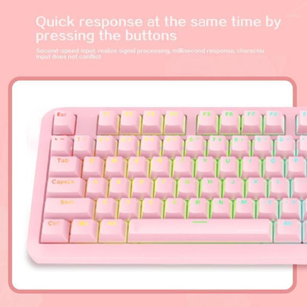 

gaming keyboard rgb backlight mechanical computer ergonomic for pc lapblue switches 104 keys stylish anti ghosting usb wired1