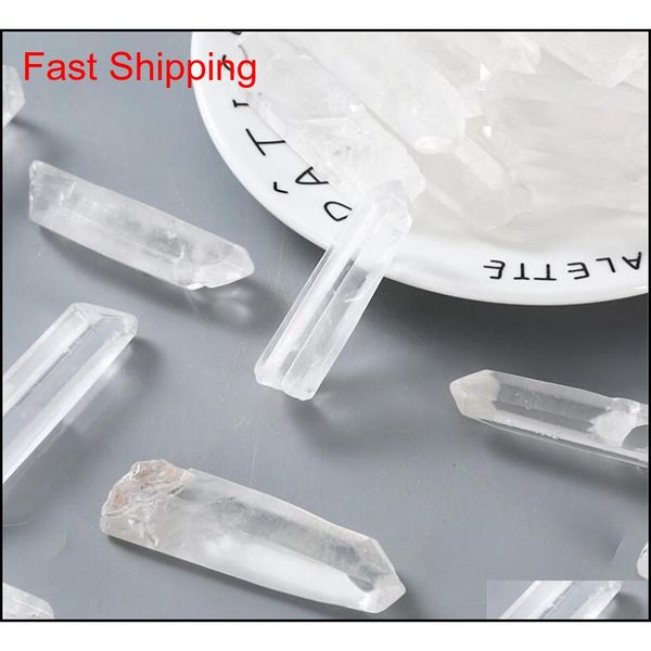 

100g tibet natural clear crystal white quartz cluster points pillar column terminated wand specimen h qylbxj packing2010