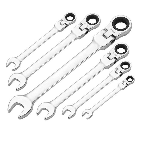 

6-24mm flexible head matype ratchet combination dual-use tools ratchet wrench