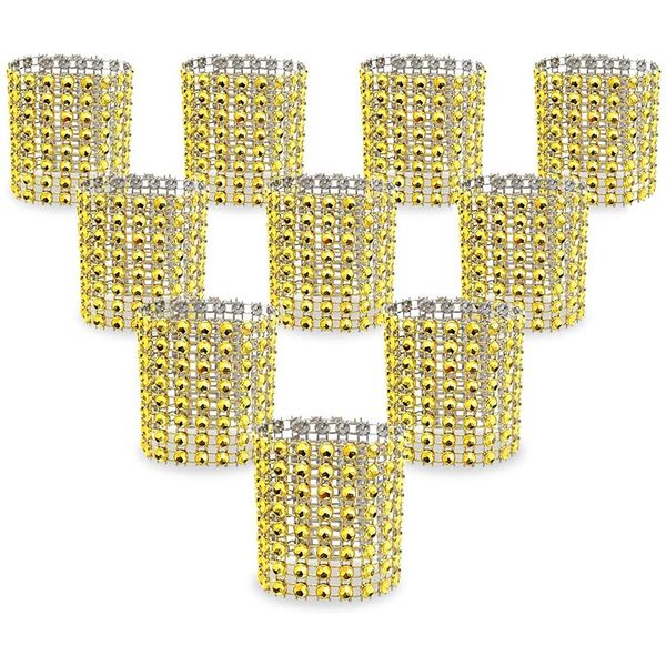 

napkin ring, rhinestone napkin ring decoration, suitable for place, wedding reception, dinner or holiday party, family party