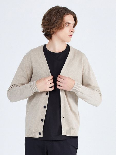 

men solid button up cardigan d3vm#, White;black