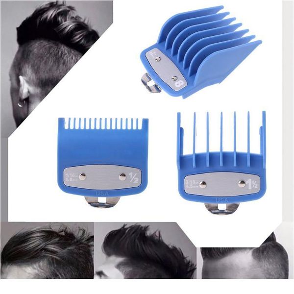 

colorful guide comb multiple sizes metal limited combs hair clipper cutting tool q0kd colorf jllfdi, Silver