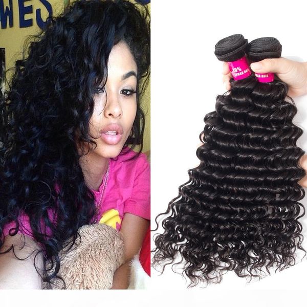 

8a brazilian peruvian malaysian indian straight body wave loose wave kinky virgin human hair weaves unprocessed brazilian remy hair bundles, Black;brown