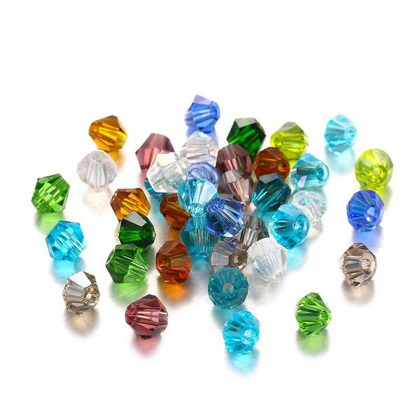 

200pcs austrian transparency crystal beads be glass bead loose spacer bead for diy bracelet earrings jewelry making sqcjbb