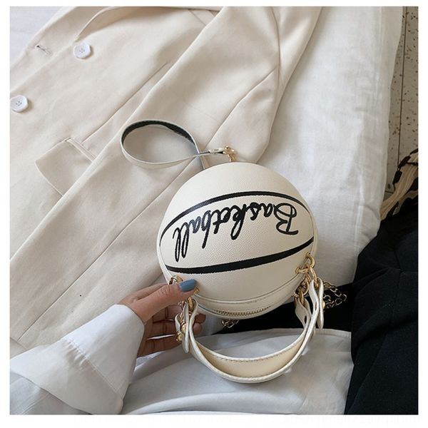 

8josl women's basketball shoulder 2020 new bag style women's basketball round creative hand-held shoulder messenger trendy chain b