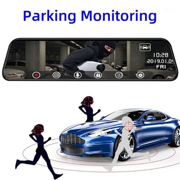 

universal android 8.1 1080p 4g 12 inch dash cam dual lens gps driving recorder dvr adas car video camera1
