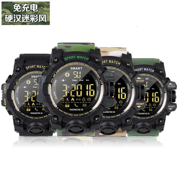 

ex16s smart watch outdoor sports camouflage wind charge ip67 waterproof telephone information prompt sourcebgt