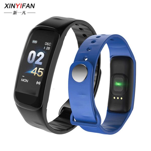 

c1 plus smart color screen bluetooth step heart rate monitoring exercise bracel