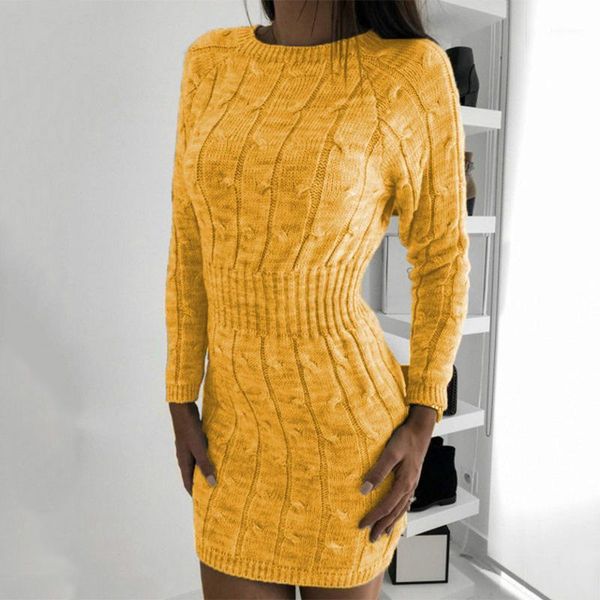 

women long sleeve sweater dresses new autumn winter loose tunic casual solid knitted sweater dress f711, White;black