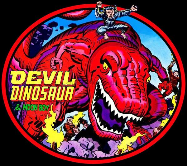 

70 comic классический devil dinosaur moon boy cover art на заказ любого размера балахон дизайнеров футболки толстовка