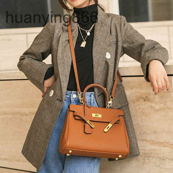 

brand h bags designer luxury shoulder handbags 2022 fashion litchi pattern kelllys bag women's large capacity one shoulder messenger ba