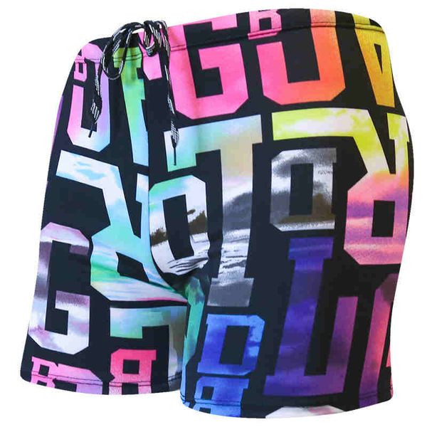 

factory direct men's swimming trunks large size loose spring pool shorts square swimming pants selling k908