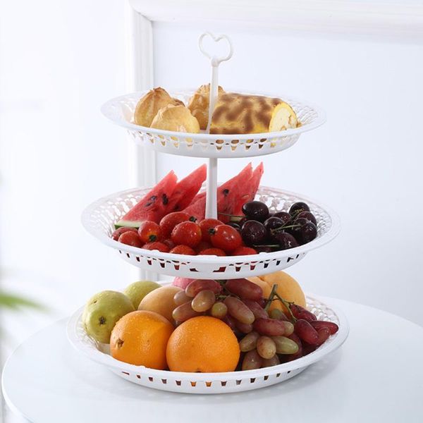 

Â white 3 tier cake stand tray decor round cupcake wedding birthday party afternoon stand candy holder1
