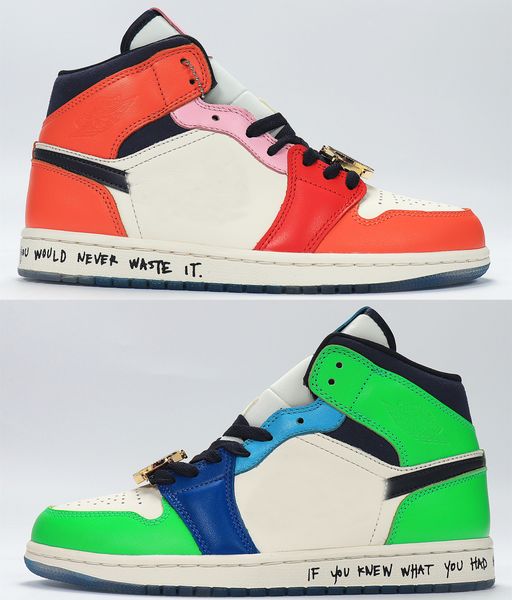 

2020 new cq7629-100 x 1s high mid womens mens basketball shoes 1s fearless athletic sport designer sneakers eur 36-47