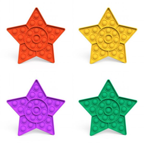 

pop it fidget toy push pops silicone decompression bubble autism toys anxiety stress reliever students gift relax square circle 3 33wy g2