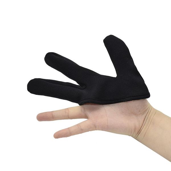 

barber hairdressing straightener 3 finger gloves heat resistant salon styling tool black finger glove hairdresser tools