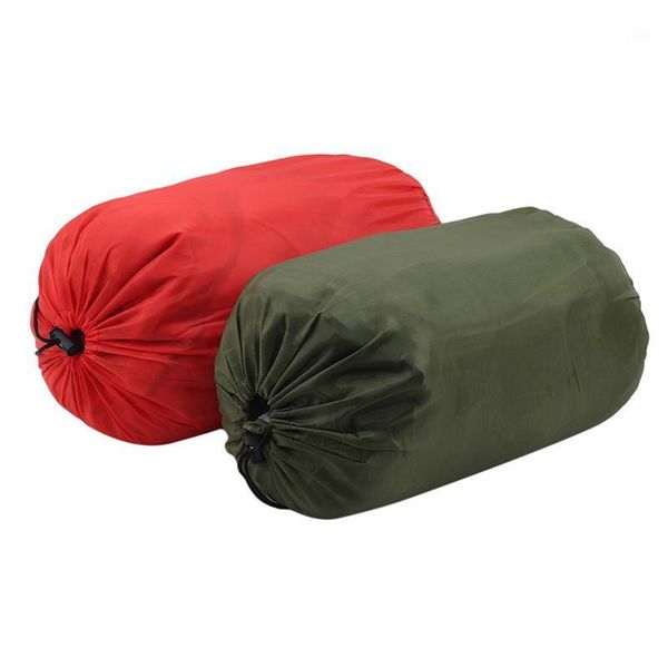 

sleeping bags envelope outdoor camping bag portable ultra light waterproof travel hiking with cap drop1