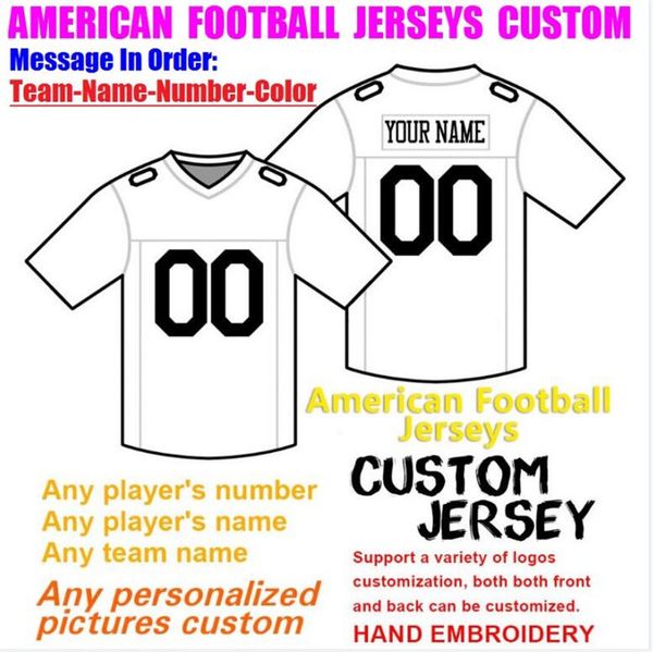 

custom basketball baseball ice hockey men women kids american football jerseys sports college popular2021 soccer jersey orange 4xl 5xl 6xl, Black