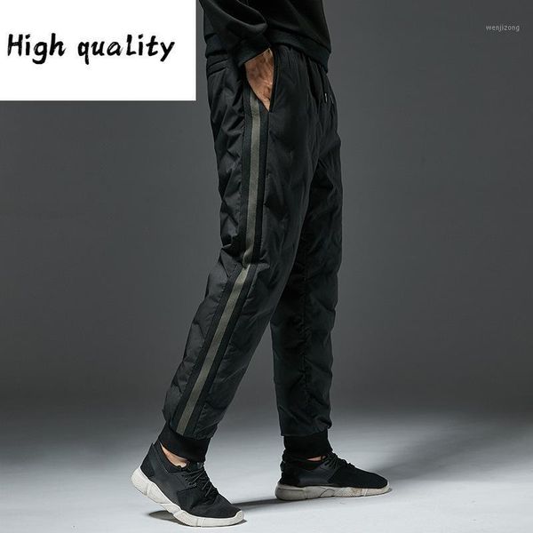 

down new trousers for men in winter 20201, Black