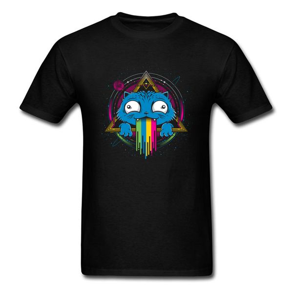 

funny cat t shirt cute galaxy t shirt men colorful watercolor geometric tshirt rainbow universe tee sport hooded sweatshirt hoodie