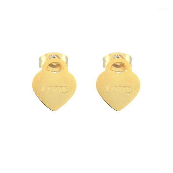 

earrings & necklace 054 jewelry set for women silver gold color round design stud party 20211