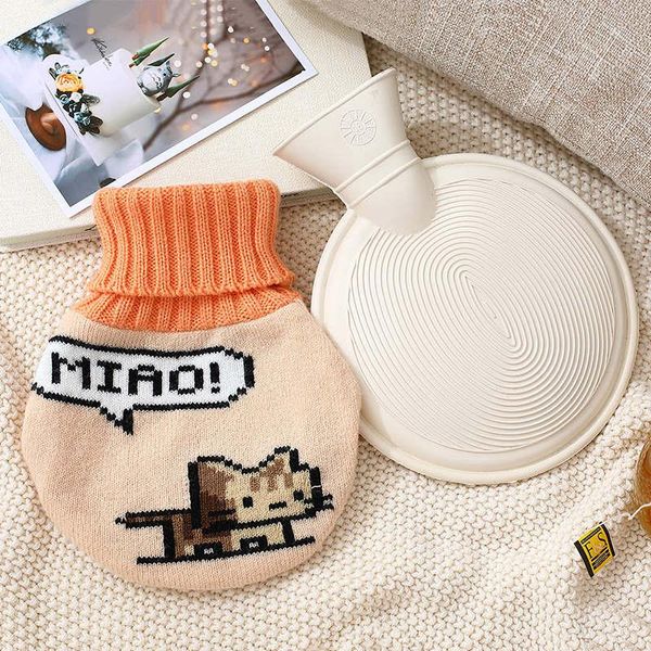 

rubber water bag mini hand warmer bottle foot warm cute termofor gumowy woolen cover for girls pvc high duration b ry wmtyzx mywjqq