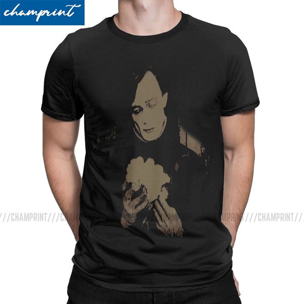 

the cabinet of dr caligari movie men t shirts fun tees short sleeve crewneck t-shirt pure 4xl 5xl clothing sport hooded sweatshirt hoodie