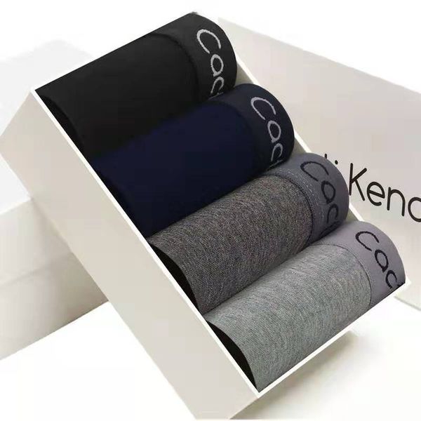 

/lot cotton underpants men boxer men underwear male pure men panties shorts underwear boxer shorts cotton solid cuecas lj201110, Black;white