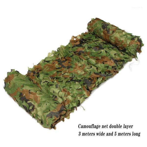 

tents and shelters 3mx3m 3mx4m 3mx5m camouflage net sunshade army camping woodland netting1