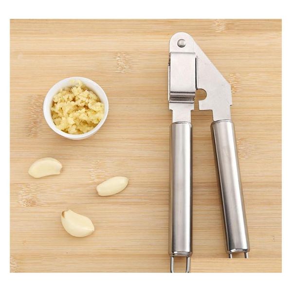 

garlic tool stainless steel garlic presses good quality manual ginger garlic crusher grater kitchen gadgets wholesale z0gjk