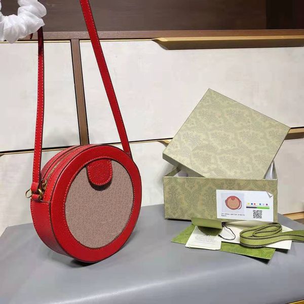 

2021 new ladies travel fashion round luxury handbag ladies 17cm bag designer chain wallet socialite fashion shoulder bag messenger bag