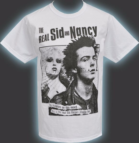 

дизайнеры балахон new metal casual mens белый реальный sid nancy английский punk rock 1977 размеры 3xl новизна мужчины короткие тис футболки