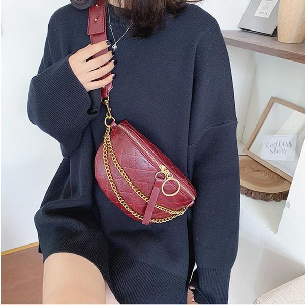 

мода сумки на ремне, кожа pu chest пакет ромба женская malas de сеньора малый цепной crossbody сумка side
