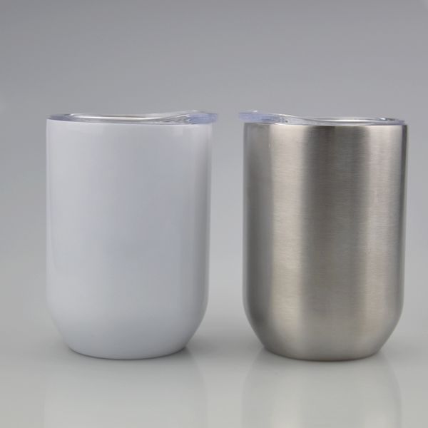 

12oz sublimation wine tumbler straight wine glasses in bulk blank egg shaped blanks can diy stainless steel water bottles wholesale