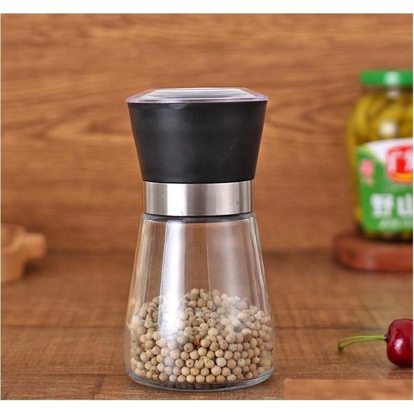 

manual glass pepper salt spice grinder mill hand pepper herb mi jllrhk allguy